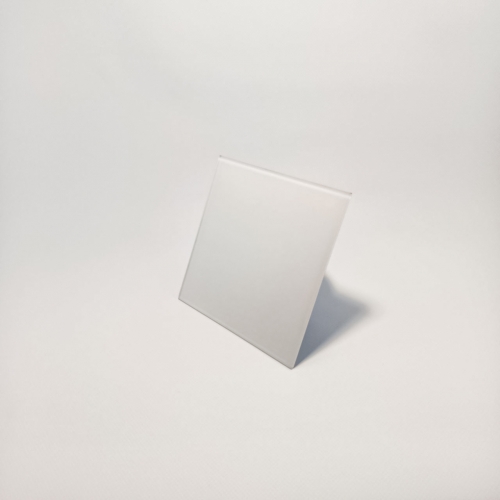 Анемостат со стеклянной внешней частью FOZA D 125 мм. Матовое стекло 260х260 мм. Цвет Белый RAL 9003